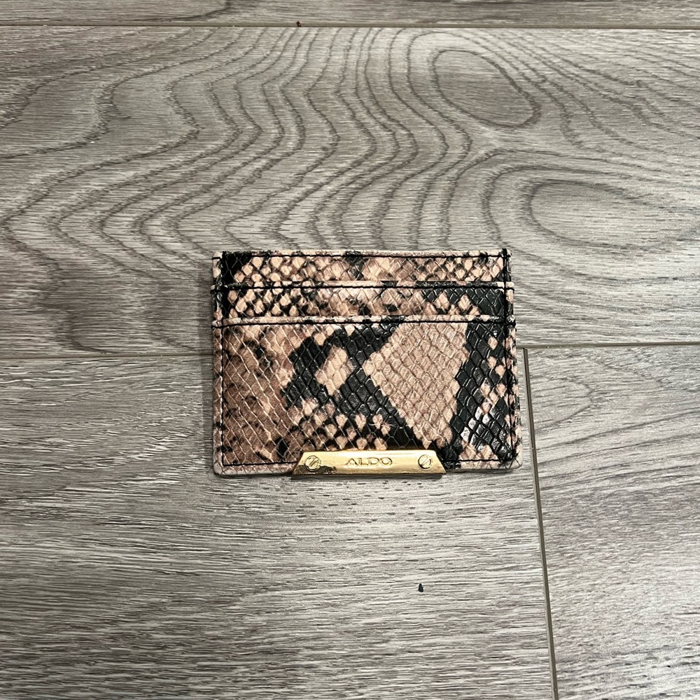 Snake skin mini Aldo wallet